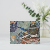 "The Mermaid Princess" von Edmund Dulac Postkarte (Stehend Vorderseite)