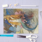 "The Mermaid" von Warwick Goble Seidenpapier (Handwerk)