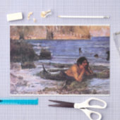 The Merman, von John William Waterhouse, c.1892 Seidenpapier (Handwerk)