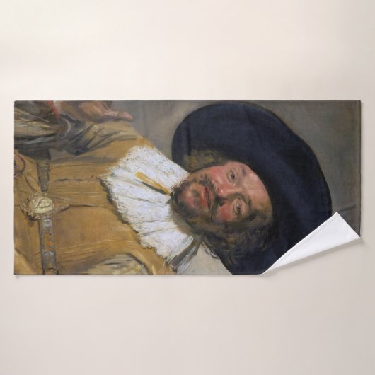 The Merry Drinker, Frans Hals, 1628-1630 Badehandtuch (Badehandtuch)