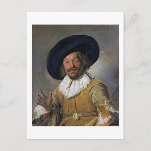 The Merry Drinker, Frans Hals, 1628-1630 Postkarte (Vorderseite)