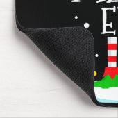 The Messy Elf Christmas Family Matching Xmas Group Mousepad (Ecke)