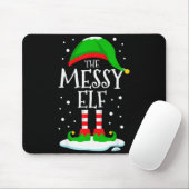 The Messy Elf Christmas Family Matching Xmas Group Mousepad (Mit Mouse)