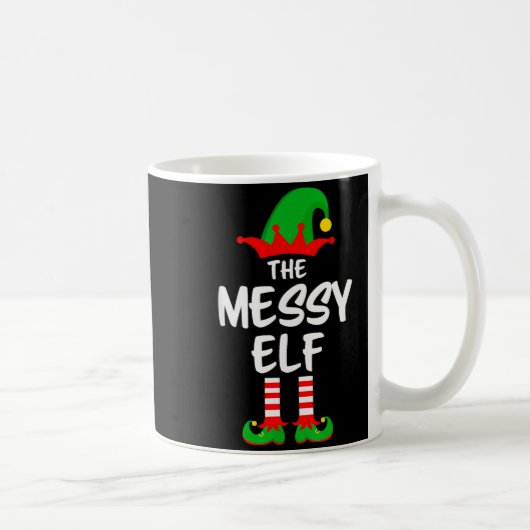 The Messy Elf Matching Family Christmas Kaffeetasse (Rechts)