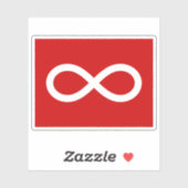 The Métis (Michif) Nation flag, Indians of Canada Aufkleber (Blatt)