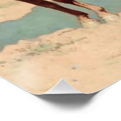 The Mexican Major von Frederic Remington (1889) Poster (Ecke)