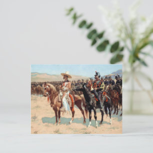 The Mexican Major von Frederic Remington (1889) Postkarte