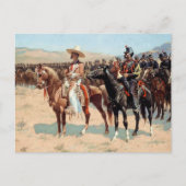 The Mexican Major von Frederic Remington (1889) Postkarte (Vorderseite)