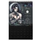 The Midnight Garden 2025 Pagan Calendar Kalender (Mär 2026)