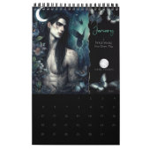 The Midnight Garden 2025 Pagan Calendar Kalender (Jan 2026)