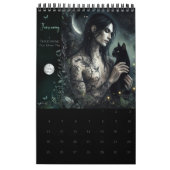 The Midnight Garden 2026 Pagan Calendar Kalender (Jan 2027)