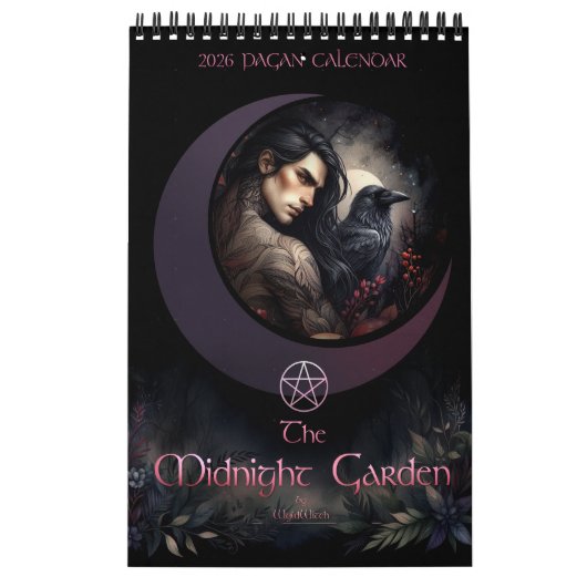 The Midnight Garden 2026 Pagan Calendar Kalender (Titelbild)