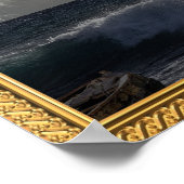 The Midnight Voyage in the Moonlight Poster (Ecke)