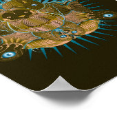 The mighty bear and his helper spiritanimals poster (Ecke)