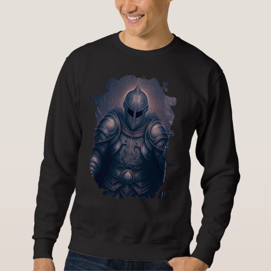The mighty knight with powerful aura sweatshirt (Vorderseite)