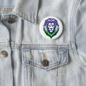 The Mighty Lion - Genderqueer Edition Button (Beispiel)
