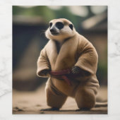 The Mighty Meerkat: Sumo Showdown, Weinetikett (Einzelnes Label)