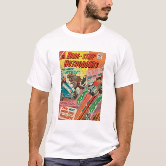 The Mighty Mites - Drag Strip Hotrodders - Racer T-Shirt (Vorderseite)
