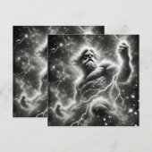  the mighty zeus feiertagskarte (Vorne/Hinten)