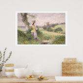 The Milkmaid, 1860 (w/c on paper) Poster (Küche)