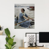 The Milkmaid, 1889 von Albert Edelfelt Poster (Heimbüro)