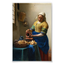 The Milkmaid by Johannes Vermeer