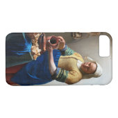 The Milkmaid, Johannes Vermeer, 1657-1658 Case-Mate iPhone Hülle (Rückseite (Horizontal))