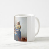 The Milkmaid, Johannes Vermeer, 1657-1658 Kaffeetasse (VorderseiteRechts)