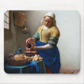 The Milkmaid, Johannes Vermeer, 1657-1658 Mousepad (Vorne)
