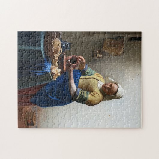 The Milkmaid, Johannes Vermeer, 1657-1658 Puzzle (Horizontal)