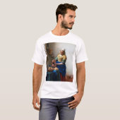 The Milkmaid, Johannes Vermeer, 1657-1658 T-Shirt (Vorne ganz)