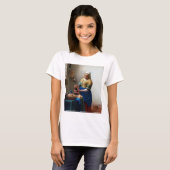 The Milkmaid, Johannes Vermeer, 1657-1658 T-Shirt (Vorne ganz)