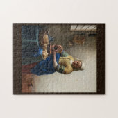The Milkmaid von Johannes Vermeer, c. 1660 Puzzle (Horizontal)