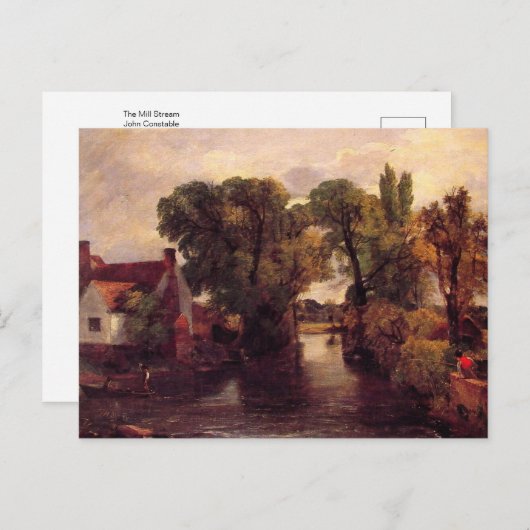 The Mill Stream von John Constable Postcard Postkarte (Vorne/Hinten)