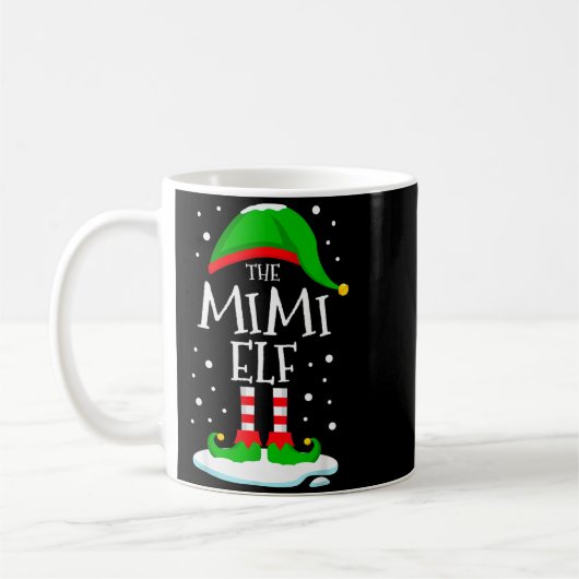The Mimi Elf Christmas Family Matching Xmas Grandm Kaffeetasse (Links)