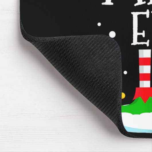 The Mimi Elf Christmas Family Matching Xmas Grandm Mousepad (Ecke)