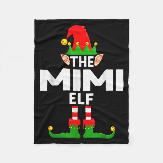 The Mimi Elf Family Christmas Pajama Party Fleecedecke (Vorderseite)