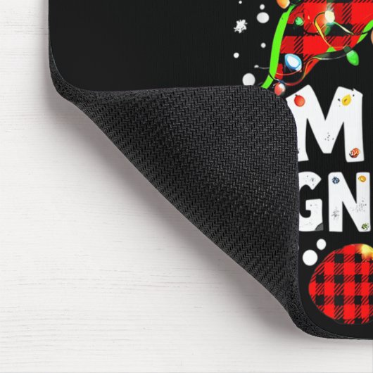 The Mimi Gnome Matching Family Christmas Outfit Gr Mousepad (Ecke)