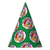 The Mince Pie Party Hat (grün bkgrd) Partyhütchen (Links)