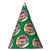 The Mince Pie Party Hat (grün bkgrd) Partyhütchen (Rechts)