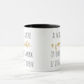 The Mind Is Like A Parachute... Mug Tasse (Zentrum)