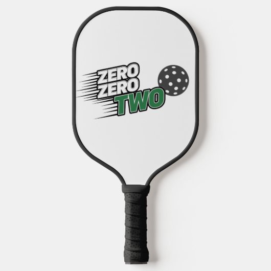 The Minimalist's Edge: Das "Zero Zero Two"-Racket Pickleball Schläger (Vorderseite)