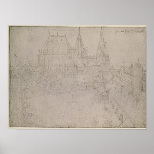 The Minster at Aachen, 1520 Poster (Vorne)