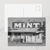 The Mint Pool Hall, 1940 Postkarte (Vorne/Hinten)