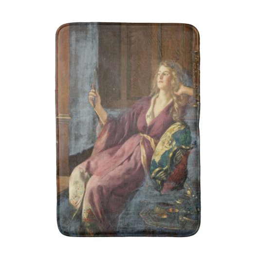 The Minx (by John Collier) Badematte (Vorderseite Vertikal)