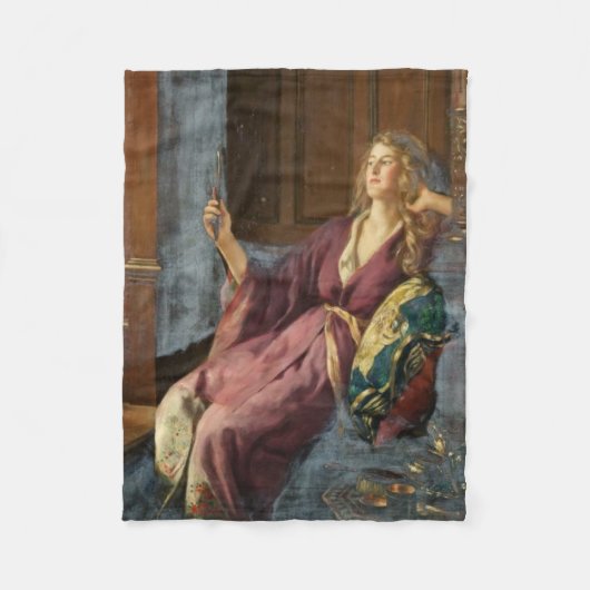 The Minx (by John Collier) Fleecedecke (Vorderseite)