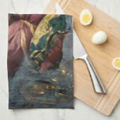 The Minx (by John Collier) Geschirrtuch (Viertel Falte)