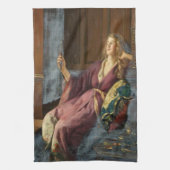 The Minx (by John Collier) Geschirrtuch (Vertikal)