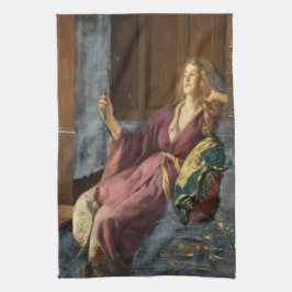 The Minx (by John Collier) Geschirrtuch