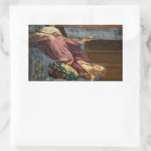 The Minx (by John Collier) Rechteckiger Aufkleber (Tasche)